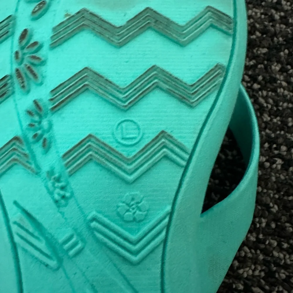 OKABASHI WOMEN'S Splash Flip Flops SANDALS SIZE L Green - Picture 8 of 8